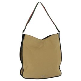GUCCI Borsa a Spalla Linea Web Sherry Canvas Beige Rosso Verde 001 4306 auth 67050 Rosso Beige Verde