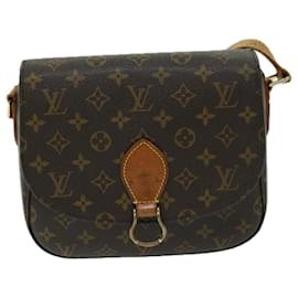 Louis Vuitton-LOUIS VUITTON Monogram Saint Cloud GM Shoulder Bag M51242 LV Auth ar11459b-Monogram