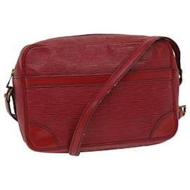 Louis Vuitton-LOUIS VUITTON Epi Trocadero 27 Bolsa de ombro vermelha M52317 Autenticação de LV 67239-Vermelho