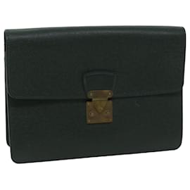 Louis Vuitton-LOUIS VUITTON Taiga Pochette Kourad Clutch Bag Epicea M30194 LV Auth fm3229-Other