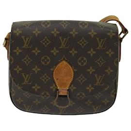 Louis Vuitton-LOUIS VUITTON Monogram Saint Cloud GM bolsa de ombro M51242 LV Auth yk10819-Monograma