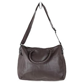 Thierry Mugler Bolsa de couro Marrom