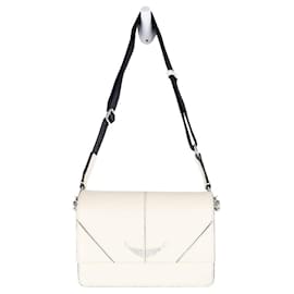 Zadig & Voltaire-This shoulder bag features a leather body-White
