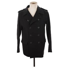 Dior Abrigo de lana Negro