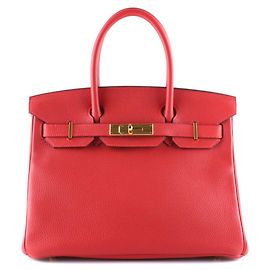 Hermès HERMES Handbags Birkin 30 Red