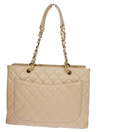 Chanel-Chanel GST (grand shopping tote)-Beige
