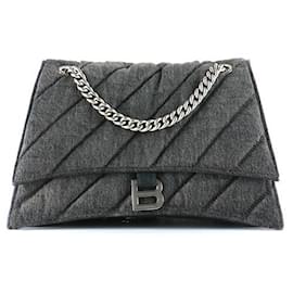 Balenciaga-BALENCIAGA Handbags Crush-Grey