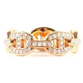 Hermès-HERMES Rings Chaine d'Ancre Enchainee-Golden