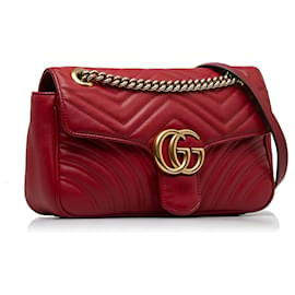 Gucci-GUCCI Handtaschen 2.55 Lange-Rot