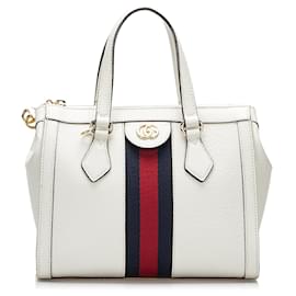 Gucci-GUCCI Handtaschen Classic CC Shopping-Weiß