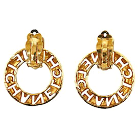 Chanel-CHANEL Earrings Camera-Golden