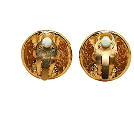 Chanel-CHANEL Earrings Cambon-Golden