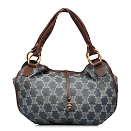 Céline-CELINE Handbags Pochette A4-Blue