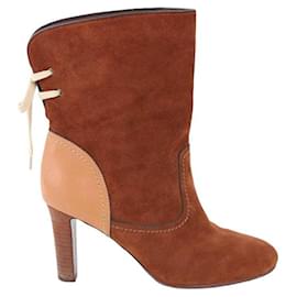See by Chloé-Suede boots-Brown