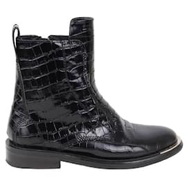 Zadig & Voltaire-Boots en cuir-Noir