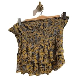 Isabel Marant-ISABEL MARANT  Skirts T.International L Silk-Yellow