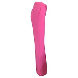 Autre Marque-DMN Fuchsia Pink Paula Crepe Trousers / Pants-Pink