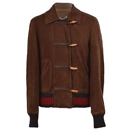 Veste Gucci en daim marron M Marron
