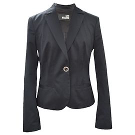 Giacca Moschino in cotone blu M Blu