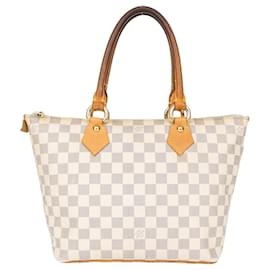 Louis Vuitton-Louis Vuitton Damier Azur Saleya Handbag-Beige