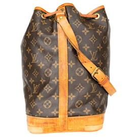 Louis Vuitton-Louis Vuitton Monogramma in tela Sac Noe Grande-Marrone