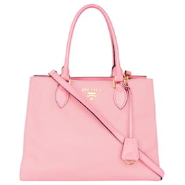 Prada-Prada Galleria Handtasche aus Saffiano-Leder in Rosa-Pink