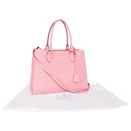 Prada-Prada Saffiano Leather Pink Galleria Handbag-Pink