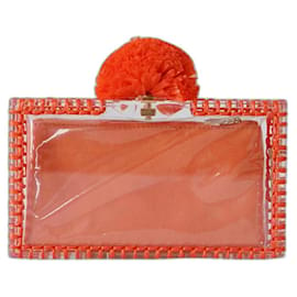 Charlotte Olympia-Bolso de mano Charlotte Olympia Pandora Box-Naranja