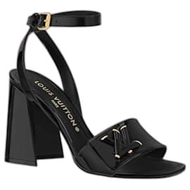 Louis Vuitton-Sacude la sandalia-Negro