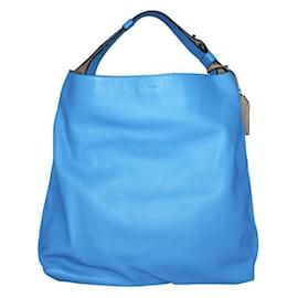 Autre Marque-bolsa de couro azul-Azul