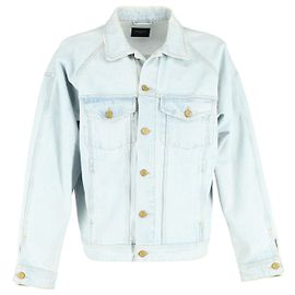Fear of God-Jeansjacke aus hellblauer Baumwolle Blau Hellblau