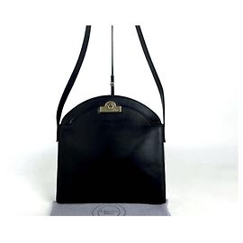 Bolsa Dior de couro preta Preto