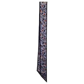 Chloé-Chloe-Schal mit Blumenmuster aus hellblauer Seide-Andere