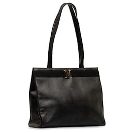 Autre Marque-Leather Vara Bow Shoulder Bag  DF21-2530-Other