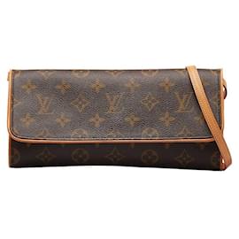 Louis Vuitton-Louis Vuitton Monogram Pochette Twin GM  Canvas Shoulder Bag M51852 in Good condition-Other