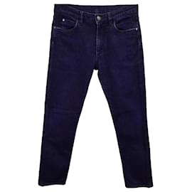 Loro Piana-Loro Piana Slim Fit Jeans in Blue Cotton Denim -Blue