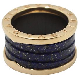 Bulgari Bvlgari 18K Lapis Lazuli B.Null1 Bandring aus Goldmetall Golden