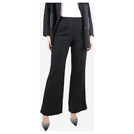 Autre Marque-Black straight-leg trousers - size UK 8-Black