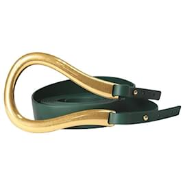 Bottega Veneta-Green Double Strap belt-Green