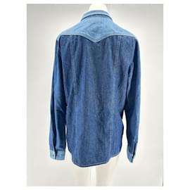 Autre Marque-WRANGLER Hauts T.International L Coton-Bleu