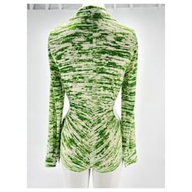Autre Marque-NON SIGNE / UNSIGNED  Tops T.International S Polyester-Green