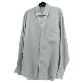 LORO PIANA Camisas T.Seda L Internacional Azul