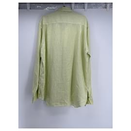 Loro Piana-LORO PIANA  Shirts T.International XL Linen-Green