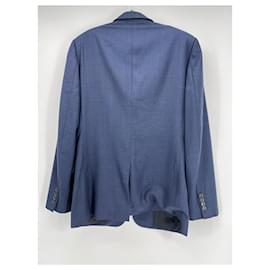 Christian Dior-DIOR HOMME Vestes T. ca 52 Wool-Bleu