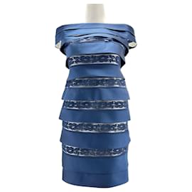 Autre Marque-ANDREA ODICINI  Dresses T.International S Silk-Blue