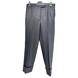 Thom Browne-THOM BROWNE Pantalón T.fr 44 Lana-Gris