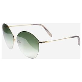 Victoria Beckham-Sonnenbrille mit grünen Ombre-Gläsern-Grün
