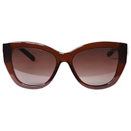 Ralph Lauren-lunettes de soleil œil de chat marron-Marron