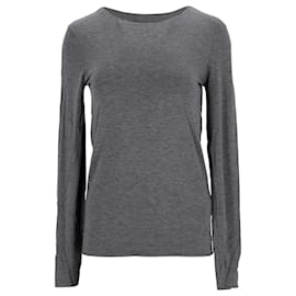 Tommy Hilfiger-Womens Long Sleeve Knit Top-Grey