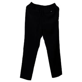 Tommy Hilfiger-Womens Crepe Trousers-Black
